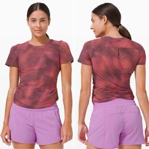 Seawheeze Lululemon Run Off Route Short Sleeve